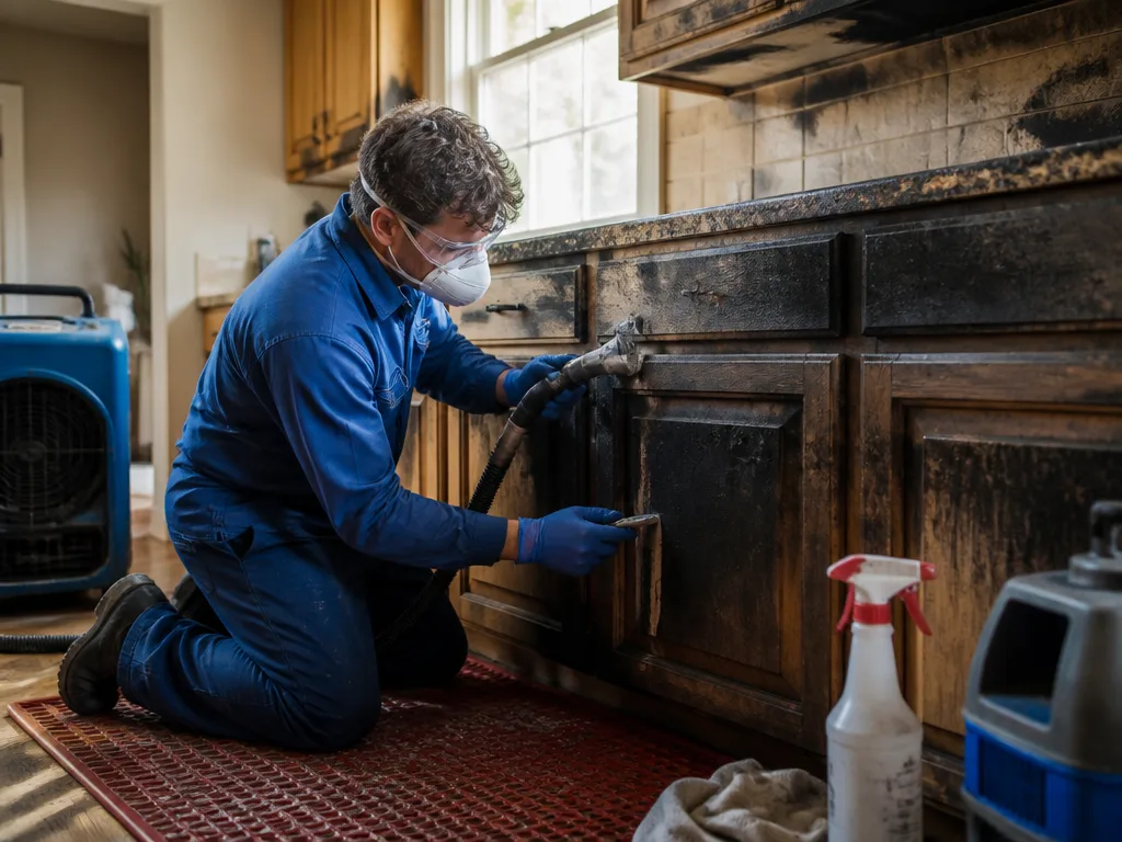 Kitchen Fire Cleanup